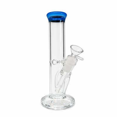 Straight Tube Glass Bong 8" w/ 14mm Glass Bowl