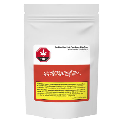 Candi Gas Mixed Pack: Froot Stripez & Gas Tingz - 7g Indica Milled