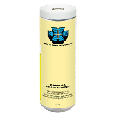 XMG - BANANA BRAIN FREEZE + 10mg CBG - 355ml