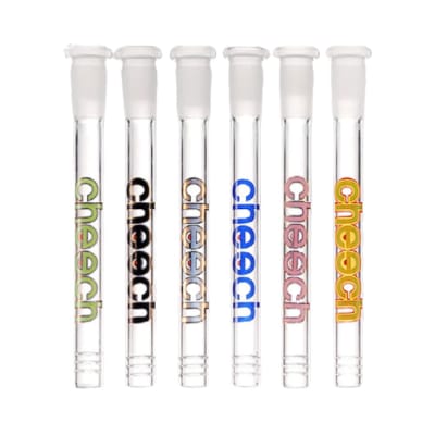 Cheech - Plain Glass Downstem 6.5" - Assorted Colours