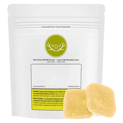 Wyld - PEAR 2:1 CBD+CBG - 30 Pack