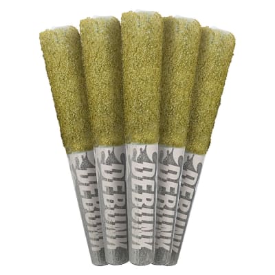 DEBUNK Blackberry Haze Triple-Infused Bubble Hash Darts 5x0.5g Hash and Kief