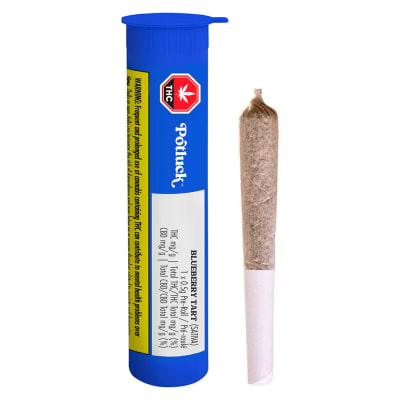 Potluck - BLUEBERRY TART Indica - 1x0.5g Pre Roll