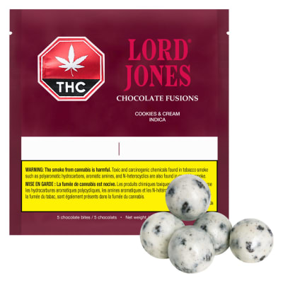 Lord Jones - COOKIES & CREAM Chocolate Bites - 5x2mg