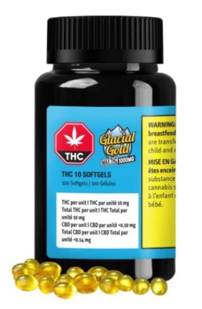 THC 10mg x 100 Softgels