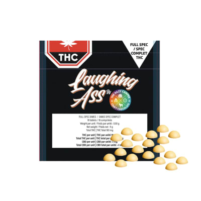 Full Spec Dimes 18 x 10mg THC Infused Cocoa Butter