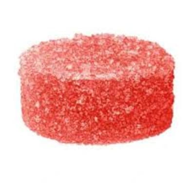 Shred'ems MAX10 Gummies - Red Apple Peach Indica MAX10 1 x 10mg THC Soft Chew