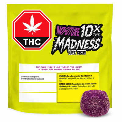 No Future - 10X THE SOUR PURPLE ONE Live Rosin Infused - 10x10mg - 10 Pack