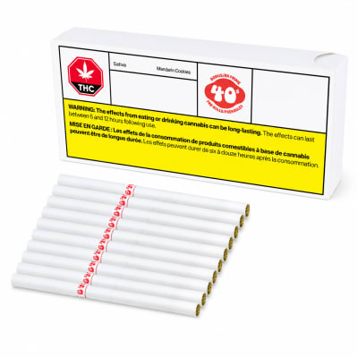 Back Forty - MANDARIN COOKIES - 10x0.35g Pre Rolls