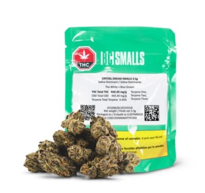Crystal Dream Smalls Sativa Flower - 3.5g in Penticton