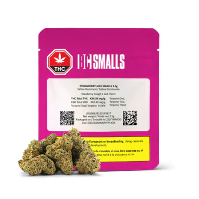 Strawberry Jack Smalls Sativa Flower - 3.5g in Lac La Hache
