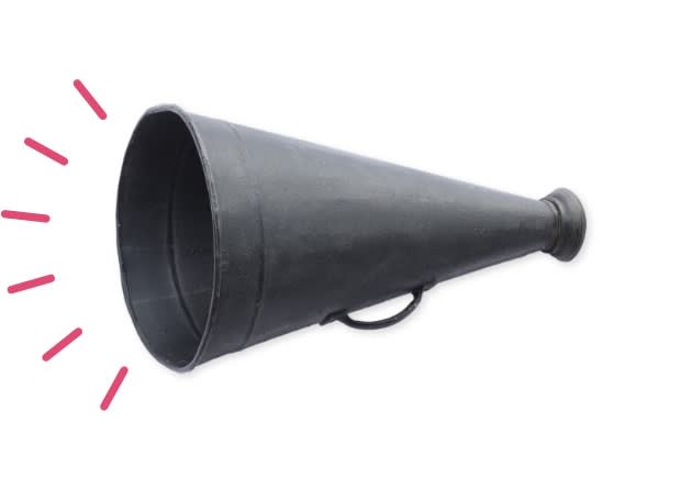 Get noticed megaphone
