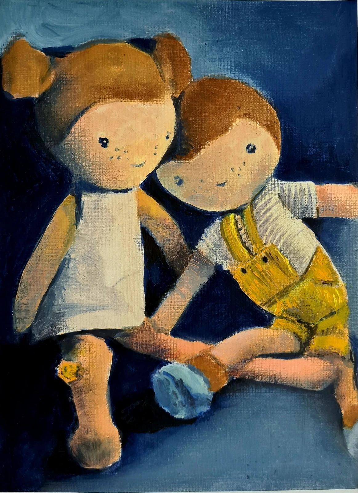 Geschilderde little dutch poppen