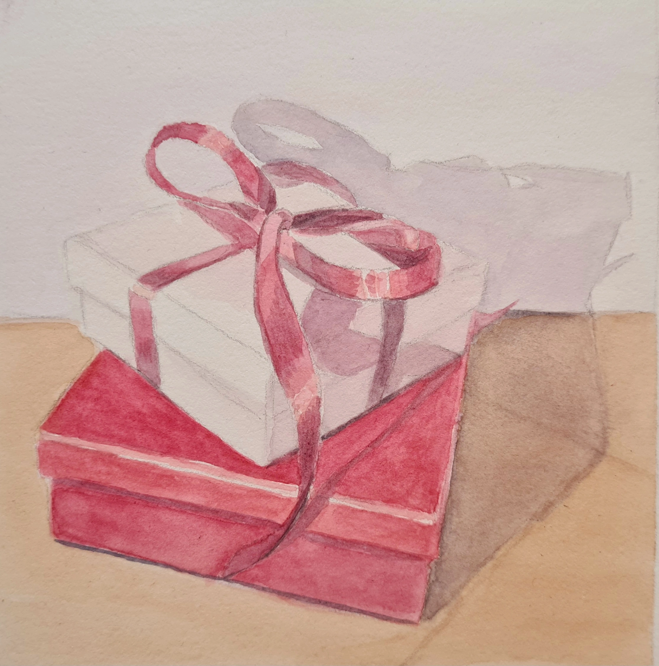 Olieverf twee cadeaus