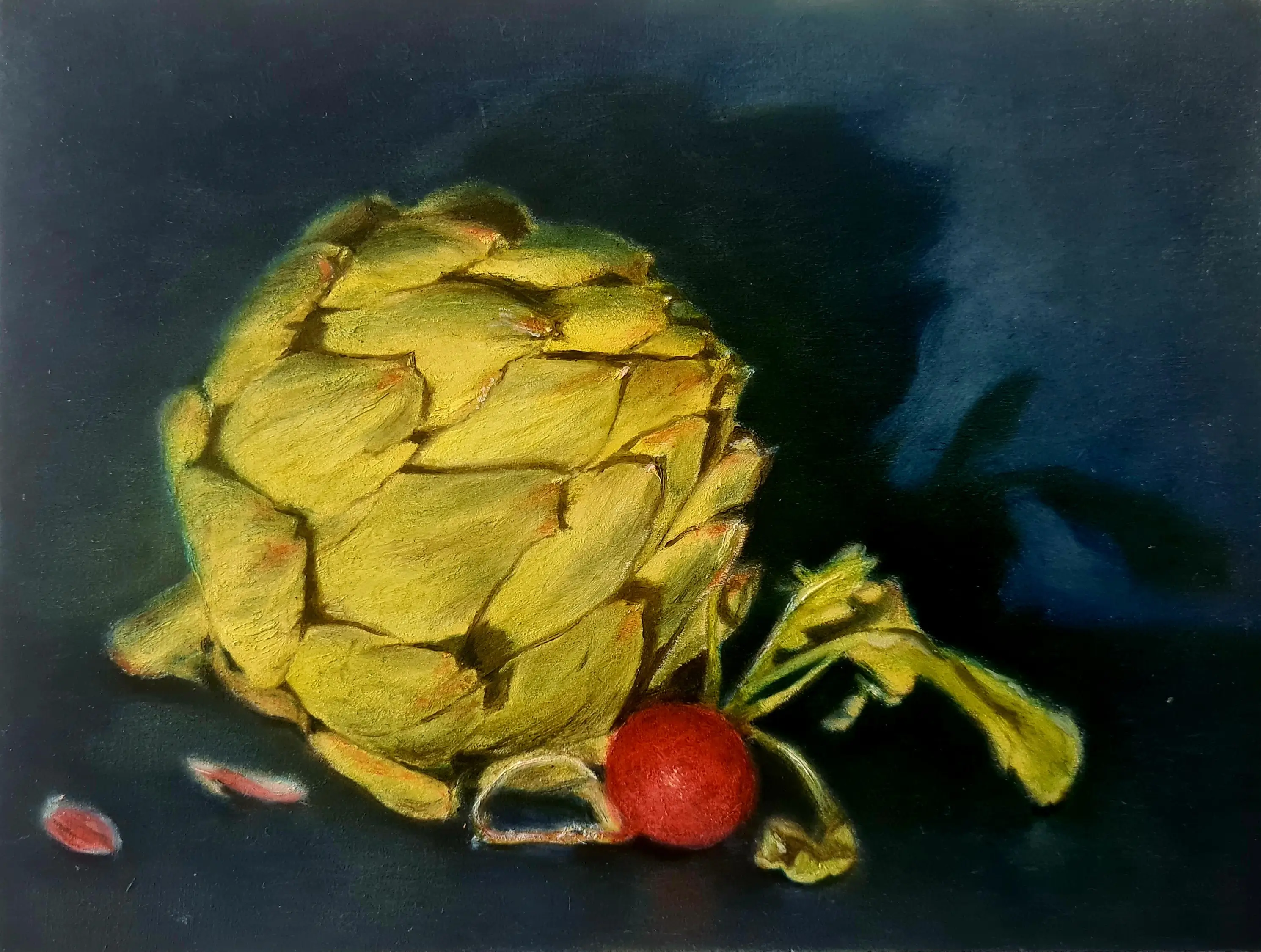 Geschilderde artisjok