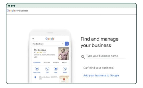 Google my business sign up