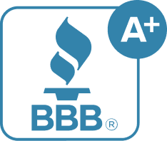 Rated A+ by Better Business Bureau 