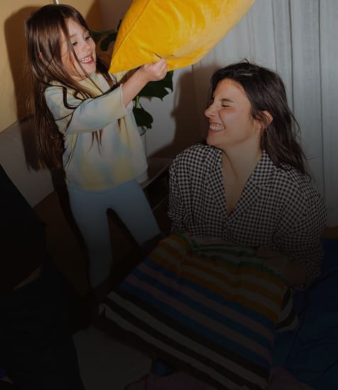 Mom and daughter