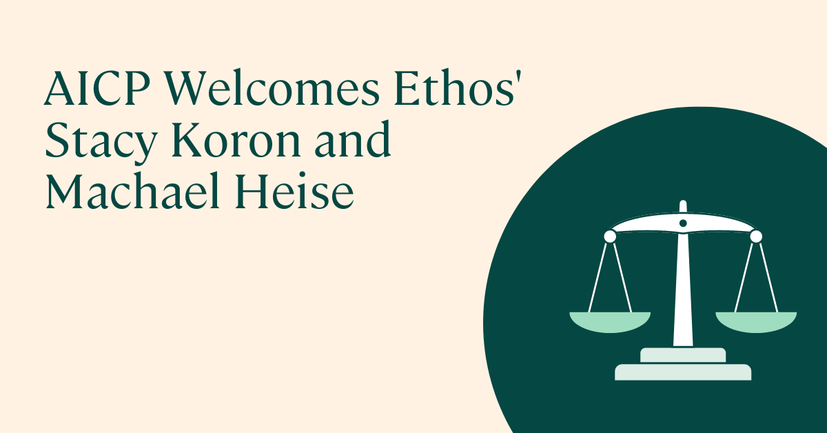 AICP Welcomes Stacy Koron and Machael Haise
