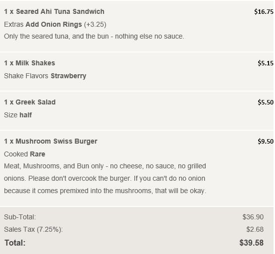 ImagineThis Imagine taking this order over the phone!