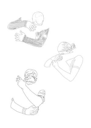Image of Hugging people