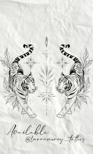 Image of Tiger ornamental 