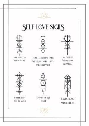 Image of Self Love Sigils