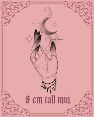 Image of Hand with Moon