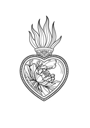 Image of Peony Sacred Heart