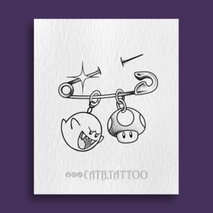 Image of 🎮 Nintendo safety pin 