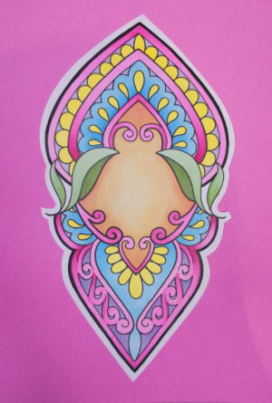 Image of Bold and bright manifestation Large