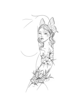 Image of Butterfly sleeve concept 
