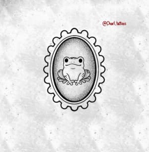 Image of Frog stamp (small)