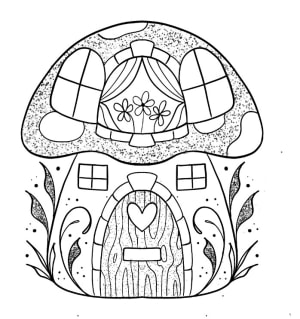 Image of Mushroom house