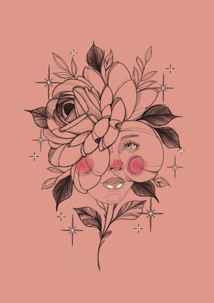 Image of Flower face 