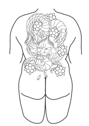 Image of Snake n hannya