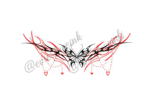 Image of butterfly lower back 