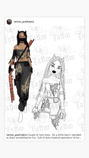 Image of CALL OF DUTY INSPIRED X BRATZ 