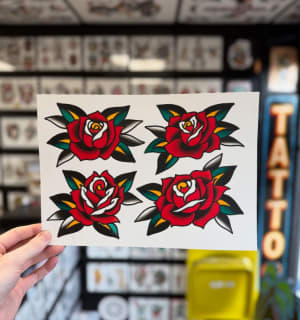 Image of £160 roses (£140 black and grey)