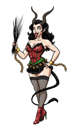 Image of Krampus but hot
