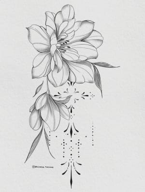 Image of Floral Ornamental Piece