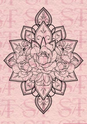 Image of Floral Ornamental mandala