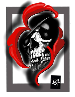 Image of Skull/florals