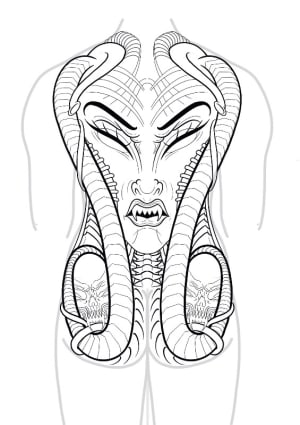 Image of Biomech gal