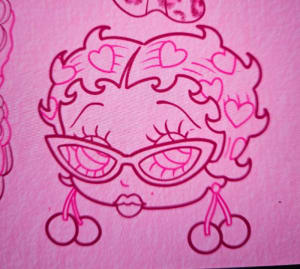 Image of Betty heart hair