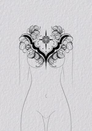 Image of Floral flow Chest