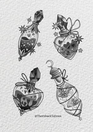 Image of B&G potion bottles 