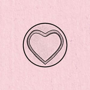 Image of Classic Love Heart (3-5cm)