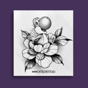 Image of 🎮 Floral Yoshi 