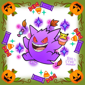 Image of Gengar Halloween ~8cm